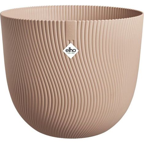 Pot de fleur rond - ELHO - Sereh Rond 60 - 110 L - Ø 59 x H 51 cm - Marron - Intérieur/extérieur (1/3)