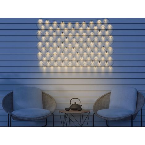 Solarbetriebenes LED Outdoor Lichternetz mit 100 LEDs, 90 x 110cm