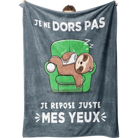 Cadeau Homme Anniversaire,Plaid Cadeau pour Homme Humour,Idee Cadeaux Homme (1/5)