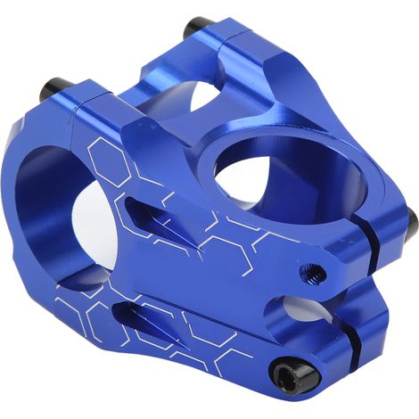 Tige de guidon courte MEROCA pour VTT en alliage d'aluminium CNC bleu (1/5)