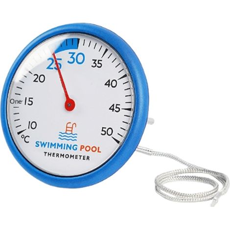 Jauge de température piscine - inox, pour étang et extérieur (1/5)