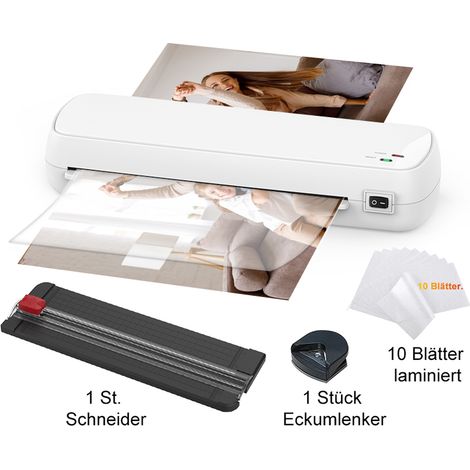 4-In-1Laminator Machine,It has Quick Warm-Up, Fast Laminating Documentation and Photos, Increases Their Long-Term Color Preservation. Suitable for Family, Office and School,A4/A5/A6 Size (1/5)
