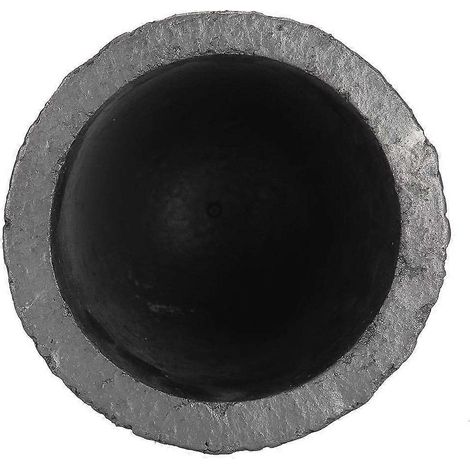 Creuset de fonderie en carbure de silicium graphite en forme de coupelle, outil de fusion 6 kg