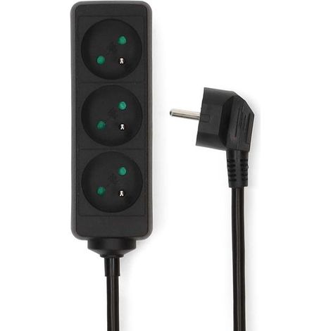 Nedis Presa Multipla con Interruttore - Esoc315e1bk - Nedis