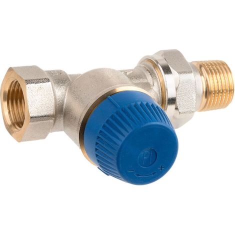Resideo Thermostatventil Kombi-TRV Messing vernickelt, Durchgang, DN10, V2100DPI10