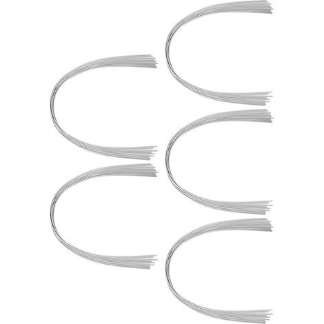 Fil Orthodontique en Nickel-Titane 0.017x0.022in, Lot de 50, Arc Dentaire Supérieur pour Brackets, Fil de Contention Résistant (1/5)