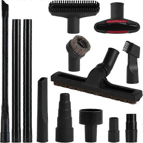 Accessoire universel pour aspirateur compatible avec les aspirateurs industriels : adaptateur de tuyau d’aspirateur de 2 1/2 pouces à 1 1/4 pouce, adaptateur de 1 7/8 pouce à 1 pouce, brosse à poussiè (1/5)