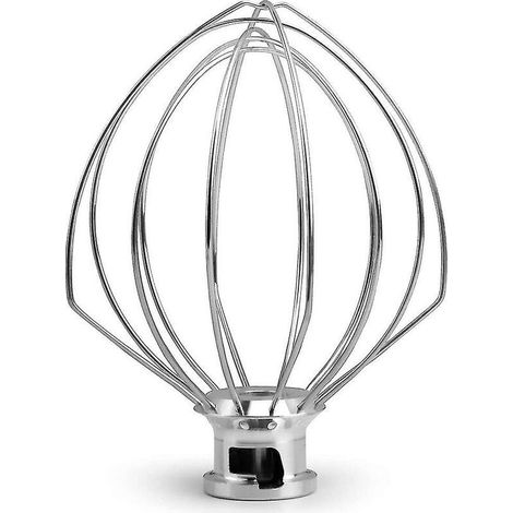 5k452ww Fouet en acier inoxydable pour appareil de cuisine Kitchenaid (1/5)