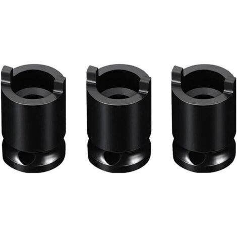Plateau de pression pour clé à douille de meuleuse d'angle en 3 parties, adaptateur pour clé à douille en acier (1/4)