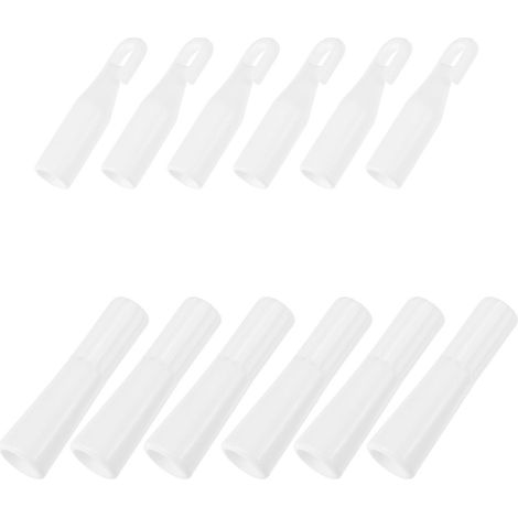 Embouts de rechange pour tige de store vénitien (1 jeu) en plastique blanc (1/5)