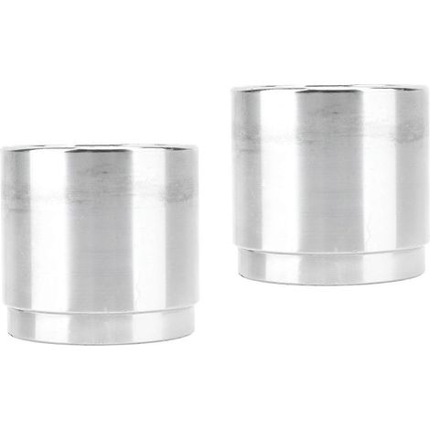 Lot de 2 protections de roulements de roue de remorque avec cache-poussière, en acier inoxydable, universelles pour bateaux et motoneiges.