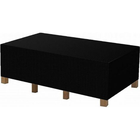 Garden furniture cover 180 x 120 x 74 cm Black (1/5)