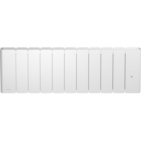 Intuis – Radiateur à inertie fonte 1000W – Plinthe connectée blanc – Dimensions 927mm x 309mm x 130mm – Gestion à distance via application - M153413
