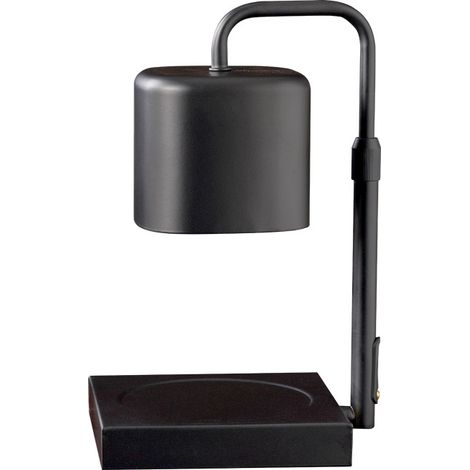 Lampe de Table Chauffe-bougie, Mise à Niveau de la Lampe Chauffe-bougie à Intensité Variable, Lanterne de Lampe à Bougie électronique pour Décoration de Chevet de Chambre (Blanc) (1/3)
