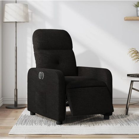 Fauteuil inclinable électrique-Chaise de relaxation-Fauteuil Relax Noir Tissu 360675 (1/5)