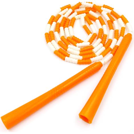 Corde à Sauter - Perles en Plastique Épais - Réglable par Segments - Pour Adultes et Enfants - 1 Pièce (1/5)