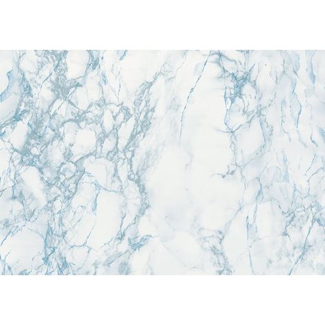 d-c-fix Pellicola Adesiva per mobili Pietra Marmo blu PVC plastica vinile impermeabile decorativa per cucina, armadio, porta carta rivestimento 45 x 200 cm (1/4)