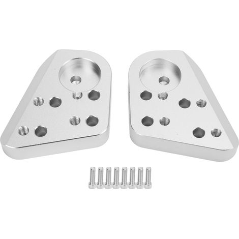 Rialzo manubrio per moto da 19 cm, 2 pezzi, argento, ricambio per R1100R R1100RT R1150R R1200RT (1/5)