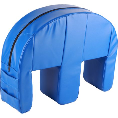 U-förmiges Umlagerungskissen für bettlägerige ältere Menschen, blaues Anti-Wundliegen-Kissen, für den Heimgebrauch, Umlagerungskissen für das Bett (1 Kissen) (1/5)