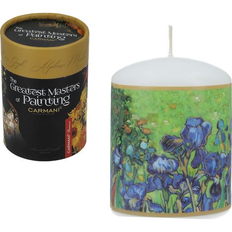 Candela profumata Van Gogh Iris, decorazione decorativa per il soggiorno. (1/3)