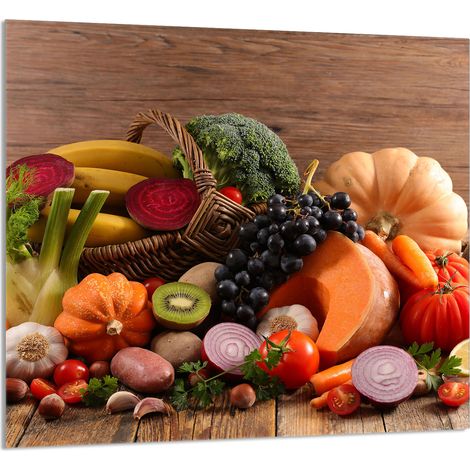 Panneau en verre POUR la cuisine 65x60 Aliments (1/5)