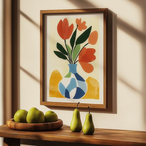 Quadro da parete in MDF con cornice Painting Multicolore (1/5)