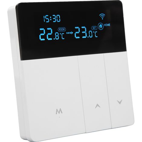 Thermostat Numérique LCD Contrôle à Distance pour Chauffe-Eau Chaudière, Compatible Tuya, WiFi 90V-240V, Application Mobile (1/5)