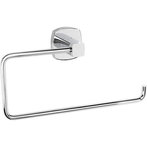 Metaform - Porta asciugamani ad anello da parete Cromo in Acciaio cromato Mod. Starter