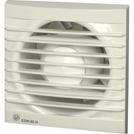 Extractor baño axial 80m3/h c/temporiz bl edm 80 nt s&p