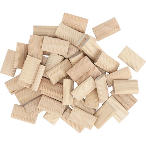 50 tenons Domino en bois de hêtre 8x40mm, tenons amovibles, accessoire de menuiserie pour le positionnement (1/5)
