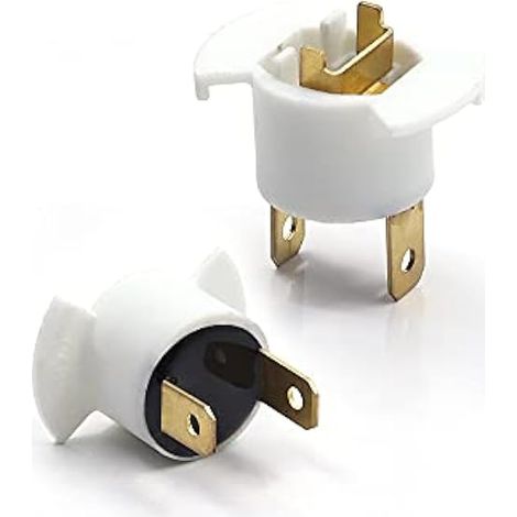 Biqing 2PCS Support De Douille De Phare HalogèNe H1,DC 12V Douille d'ampoule Voiture Adaptateurs de Douille D'ampoule Compatibles (1/5)