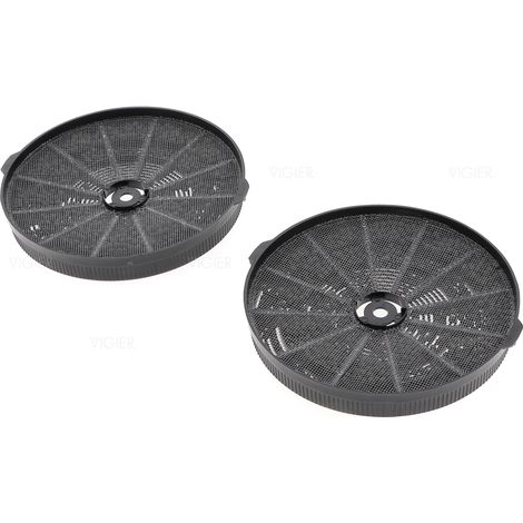 Lot de 2 filtres à charbon d'origine pour hotte Faber Roblin 5650953 Faber (1/6)