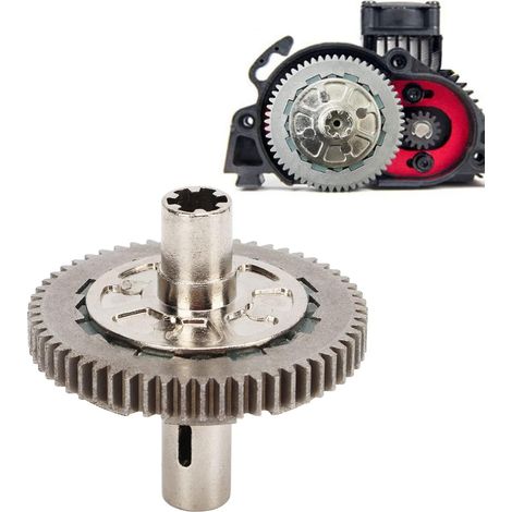Ej.Life Saluaqui 57T 0.8Mod Slipper Set, Slipper Clutch Stirnrad für Arrma 1/10 Granit für Typhon 1/8 RC Car (1/5)
