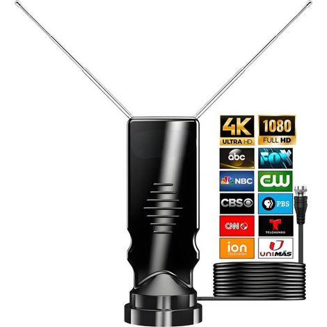 Antenne TV intérieure V218, portée de réception de 120 miles (1/5)