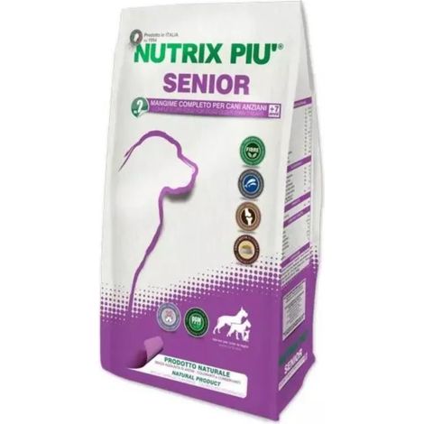crocchette per cani nutrix più "senior" anziano di taglia media e grande 10 kg