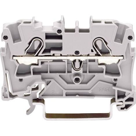 Borne pour conducteur de protection WAGO 2004-1207 6.20 mm ressort de traction Affectation: terre ve