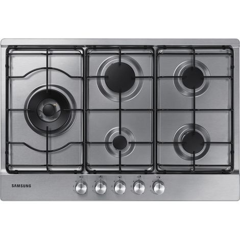 Samsung NA75M3130AS Schwarz, Edelstahl Integriert 75 cm Gaskochfeld 5 Zone(n)