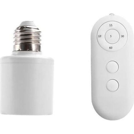 (E27-Schraubsockel) Ferngesteuerte Lampe mit intelligentem Zeitschalter und drahtloser Fernbedienung für Zuhause (1/5)