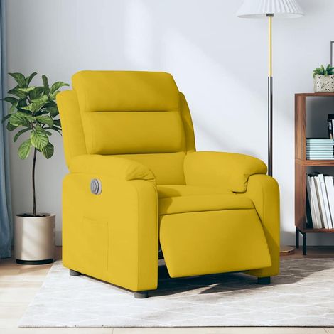Relaxsessel Elektrisch Gelb Samt (1/5)