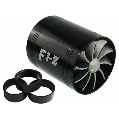 Turbine turbo fan universel – Filtre à air supercharger – Ventilateur d'admission à double hélice – Économie de carburant 5-15% (1/5)