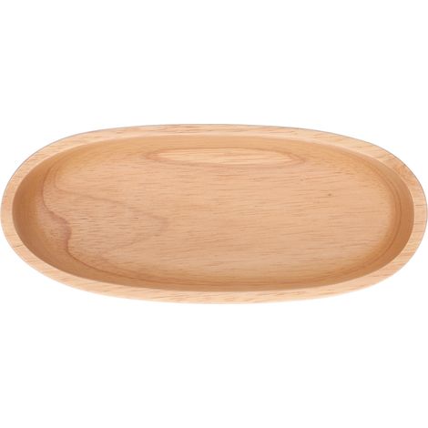 Plateau De Service En Bois - Design Bateau Lignes Épurées - Pour Cuisine Salle De Bain Comptoir - 1 Pièce (1/5)