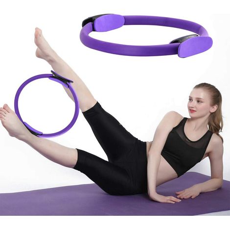 Pilates Circle, Yoga Pilates Ring, Pilates Resistance Ring, Pilates Ring Bodybuilding Multifunctional for Home Body Sculpt Resistance Training Inner Leg Thigh Light (1/5)