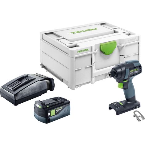 Festool TID 18-Basic avvitatore a impulsi a batteria 18 V 180 Nm 1/4" + 1x batteria ricaricabile 5,0 Ah + caricabatteria + systainer