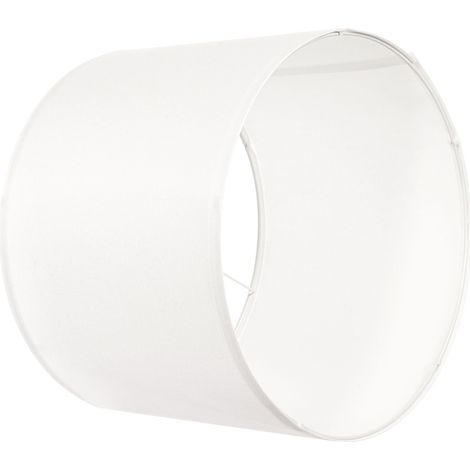 Abat-jour Tambour x2, 40x40x30 cm, Blanc cassé, pour lampes sur pied ou suspendues, montage facile. (1/5)