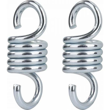 Two-part galvanized steel hooks, suitable for hanging garden chairs and swings. (1/5)