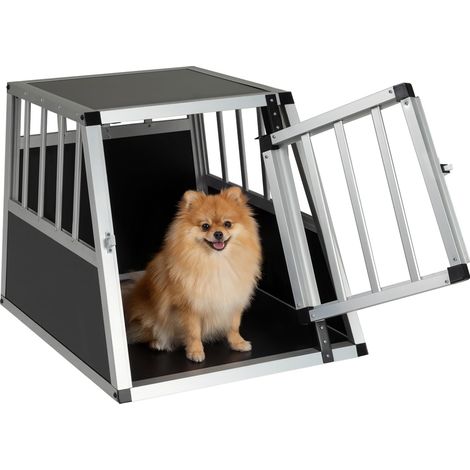 COSTWAY Gabbia Per Cani Trasportino Trasporto Auto Viaggio Esterno Interno Suv Camion Antimorso Resistente Porte Animale Domestico Cucciolo Robusto Piccoli Ga (1/5)