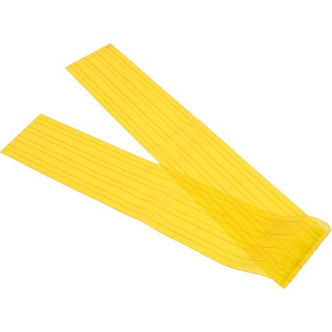 Rideau à Lanières de Porte en Pvc Jaune, Antistatique, Résistant à L'usure, Facile à Installer, pour Porte D'entrepôt, Épaisseur 2cm (1/5)