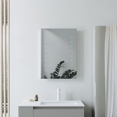 Signature Chloe Battery Operated LED Bathroom Mirror 600mm H x 400mm W (1/4)