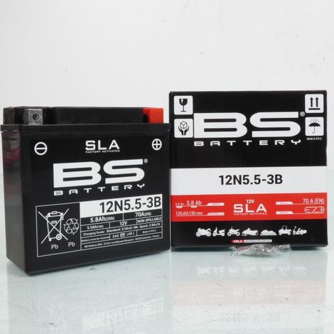 sla bs battery für motorrad yamaha 125 rd dx rayon 1975 bis 1977