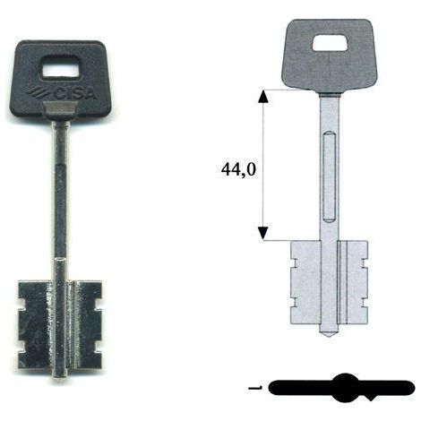 Llave para cerradura sourcing CISA 00162.00.1 blanca 44 mm